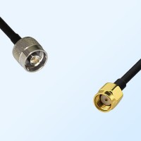 N/Male - RP SMA/Male Coaxial Jumper Cable