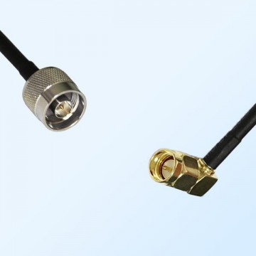 N/Male - SMA/Male Right Angle Coaxial Jumper Cable