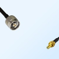 N/Male - SMB/Bulkhead Male Coaxial Jumper Cable