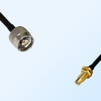 N/Male - SMC/Bulkhead Male Coaxial Jumper Cable