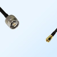 N/Male - SMC/Female Coaxial Jumper Cable