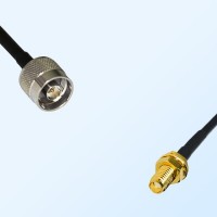 N/Male - SSMA/Bulkhead Female Coaxial Jumper Cable