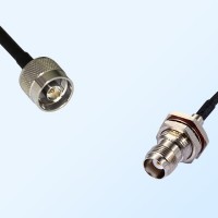 N/Male - TNC/Bulkhead Female with O-Ring Coaxial Jumper Cable