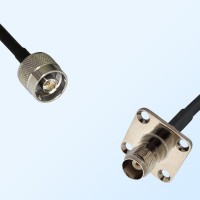 TNC Female 4 Hole Panel Mount - N Male Coaxial Cable Assemblies