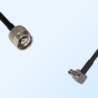 N/Male - TS9/Male Right Angle Coaxial Jumper Cable