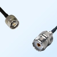 N/Male - UHF/Female Coaxial Jumper Cable