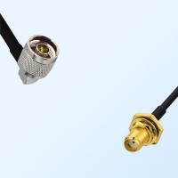 SMA Bulkhead Female with O-Ring - N Male R/A Coaxial Cable Assemblies