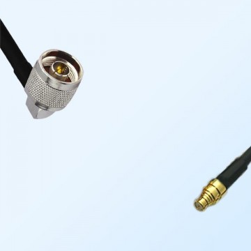 N/Male Right Angle - SMP/Female Coaxial Jumper Cable