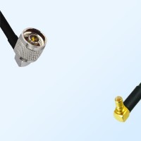 N/Male Right Angle - SSMB/Male Right Angle Coaxial Jumper Cable