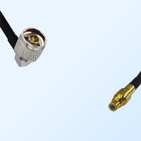 N/Male Right Angle - SSMC/Male Coaxial Jumper Cable