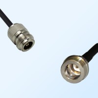 N/Female - QN/Male Coaxial Jumper Cable