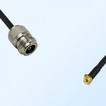N/Female - RP MMCX/Male Right Angle Coaxial Jumper Cable