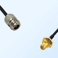 RP SMA Bulkhead Female with O-Ring - N Female Coaxial Cable Assemblies