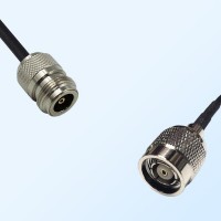 N/Female - RP TNC/Male Coaxial Jumper Cable