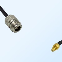 N/Female - SMC/Male Coaxial Jumper Cable