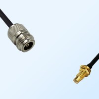 N/Female - SMC/Bulkhead Male Coaxial Jumper Cable