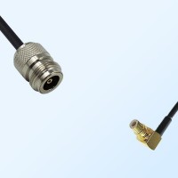 N/Female - SMC/Male Right Angle Coaxial Jumper Cable
