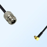 N/Female - SMP/Female Right Angle Coaxial Jumper Cable