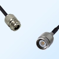 N/Female - TNC/Male Coaxial Jumper Cable