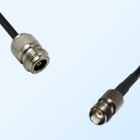 N/Female - TNC/Female Coaxial Jumper Cable