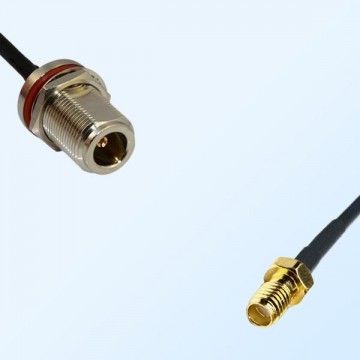 SSMA Female - N Bulkhead Female with O-Ring Coaxial Cable Assemblies