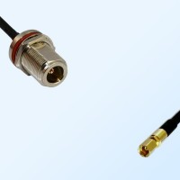 N/Bulkhead Female with O-Ring - SSMC/Female Coaxial Jumper Cable