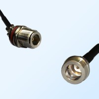 N Bulkhead Female R/A with O-Ring - QN Male Coaxial Cable Assemblies