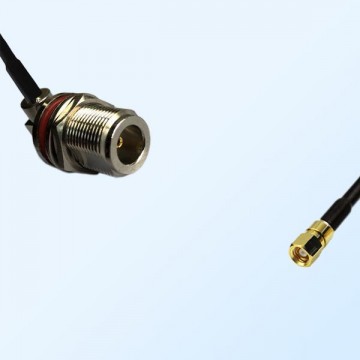 N Bulkhead Female R/A with O-Ring - SMC Female Cable Assemblies