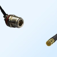 N Bulkhead Female R/A with O-Ring - SMP Male Coaxial Cable Assemblies