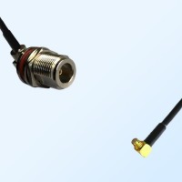 N Bulkhead Female R/A with O-Ring - SMP Female R/A Cable Assemblies