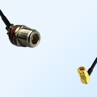 N Bulkhead Female R/A with O-Ring - SSMA Male R/A Cable Assemblies