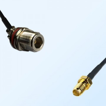 N Bulkhead Female R/A with O-Ring - SSMA Female Cable Assemblies