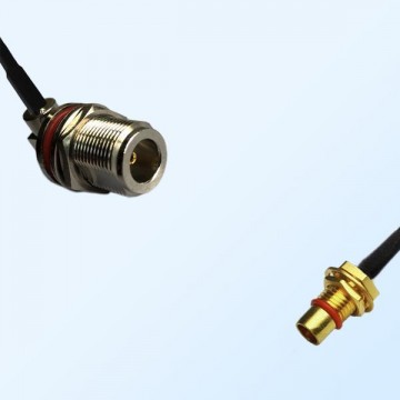 N Bulkhead Female R/A with O-Ring - BMA Bulkhead Male Cable Assemblies