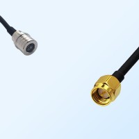 QMA/Male - SMA/Male Coaxial Jumper Cable