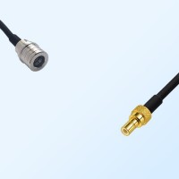 QMA/Male - SMB/Male Coaxial Jumper Cable