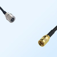 QMA/Male - SMB/Female Coaxial Jumper Cable