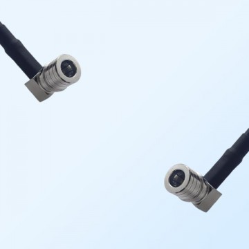QMA/Male Right Angle - QMA/Male Right Angle Coaxial Jumper Cable