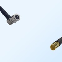 QMA/Male Right Angle - SMP/Male Coaxial Jumper Cable