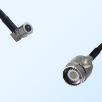 QMA/Male Right Angle - TNC/Male Coaxial Jumper Cable
