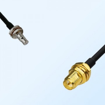 QMA/Bulkhead Female with O-Ring - RP SMA/Bulkhead Female Coaxial Cable