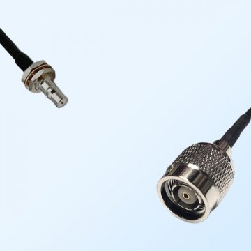 RP TNC/Male - QMA/Bulkhead Female with O-Ring Coaxial Jumper Cable
