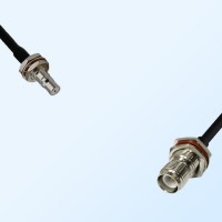 RP TNC/O-Ring Bulkhead Female - QMA/O-Ring Bulkhead Female Cable