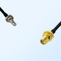 QMA/Bulkhead Female with O-Ring - SMA/Bulkhead Female Coaxial Cable
