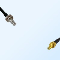 QMA/Bulkhead Female with O-Ring - SMB/Bulkhead Male Coaxial Cable