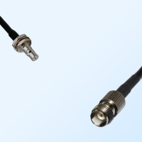 QMA/Bulkhead Female with O-Ring - TNC/Female Coaxial Jumper Cable