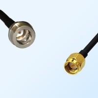 QN/Male - SMA/Male Coaxial Jumper Cable