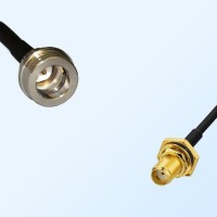 SMA Bulkhead Female with O-Ring - QN Male Coaxial Cable Assemblies