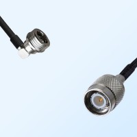 QN/Male Right Angle - TNC/Male Coaxial Jumper Cable