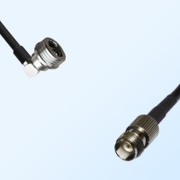 QN/Male Right Angle - TNC/Female Coaxial Jumper Cable