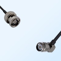 RP BNC/Male - TNC/Male Right Angle Coaxial Jumper Cable